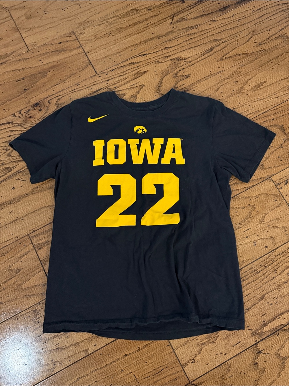Nike Black Caitlin Clark Iowa T-shirt